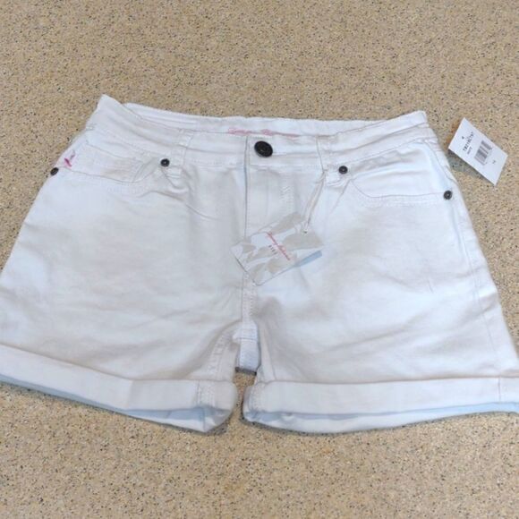 👍 Girls Size 14 White Shorts Tommy Bahama.  K1 - Picture 1 of 6